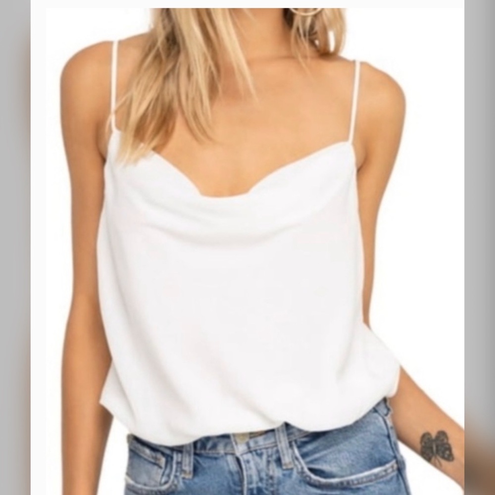 TOPSHOP dressy spaghetti strap camisole